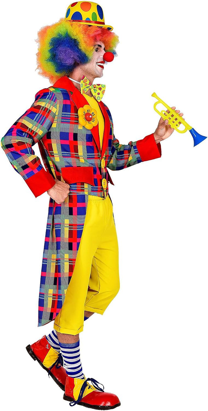 W WIDMANN MILANO Party Fashion - Herren Clown Frack | Kostümzubehör für Karneval, Mottoparty und Zir