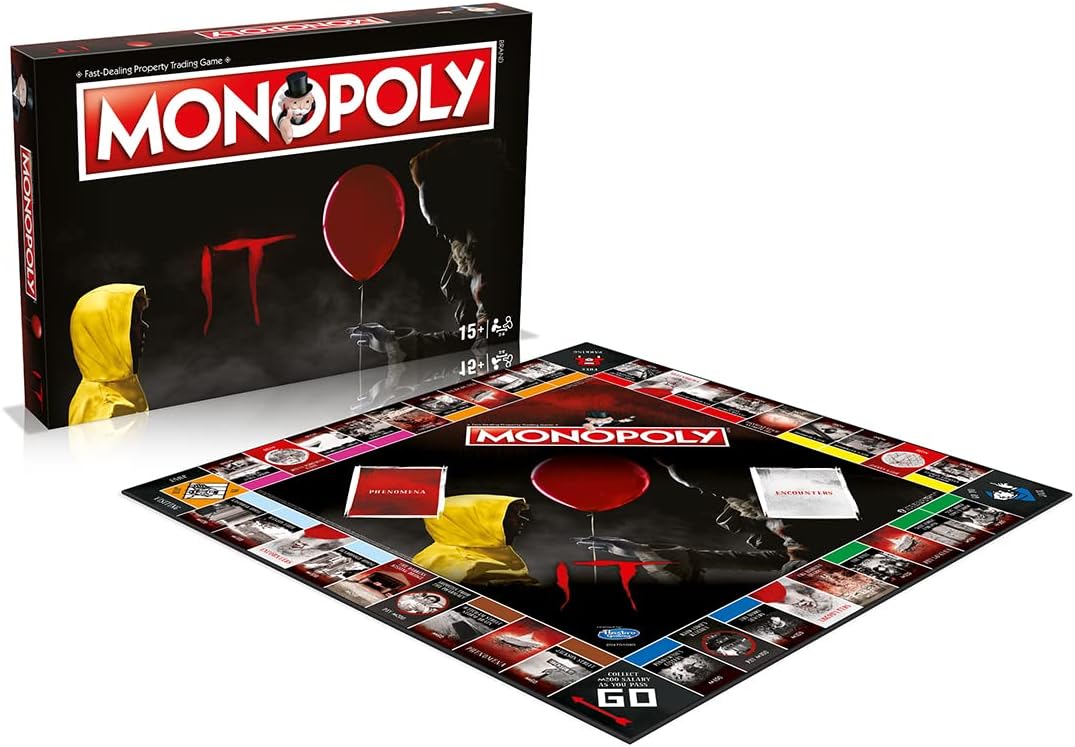 Monopoly IT Board Game WM00732-EN1-6 Stephen King's from Ages 17 and Up