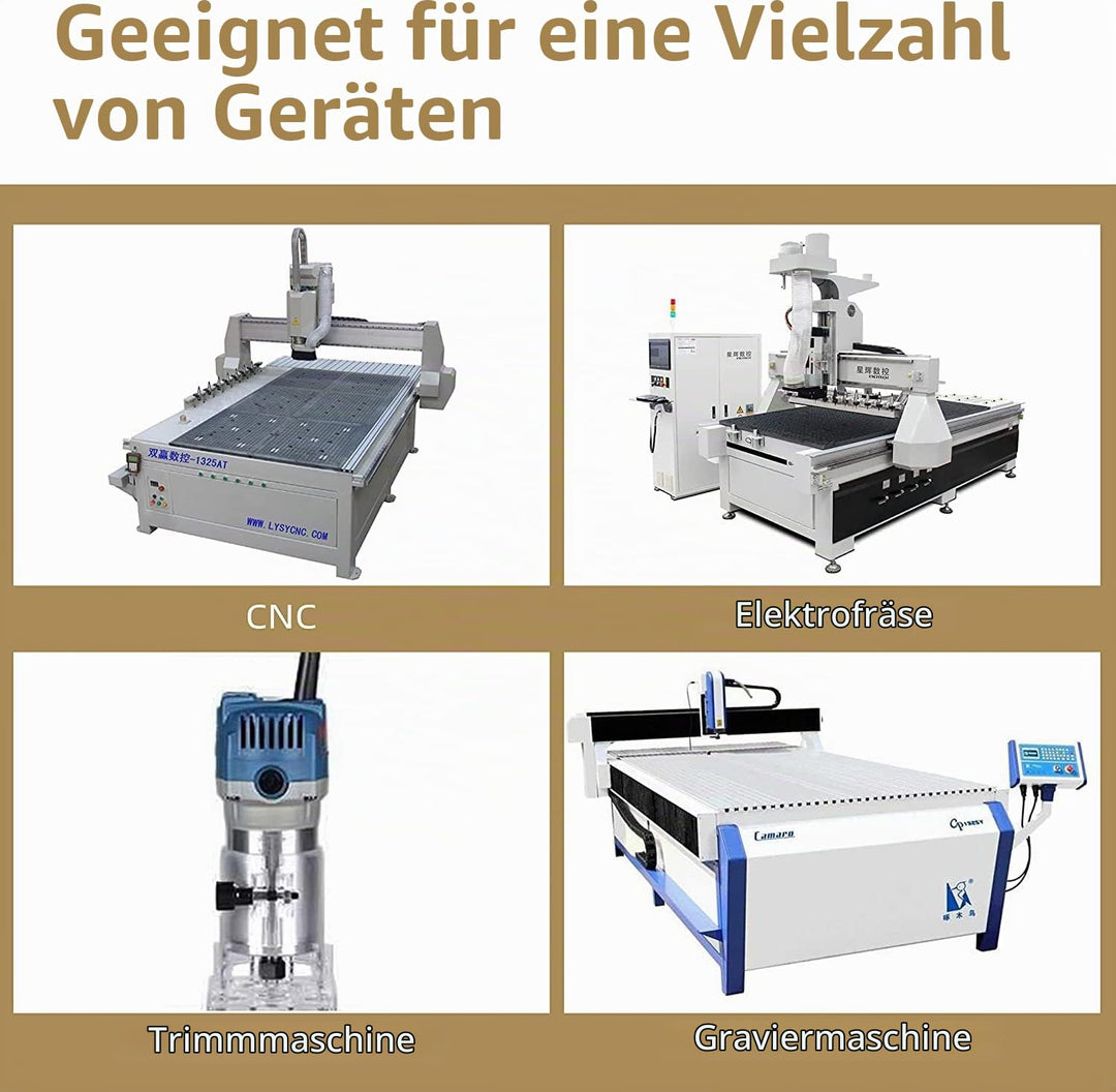 Sinoprotools 2 Teilig Nut- und Federfräser Set, Oberfräser Set 8mm Schaft für Elektro Oberfräsen,Nut