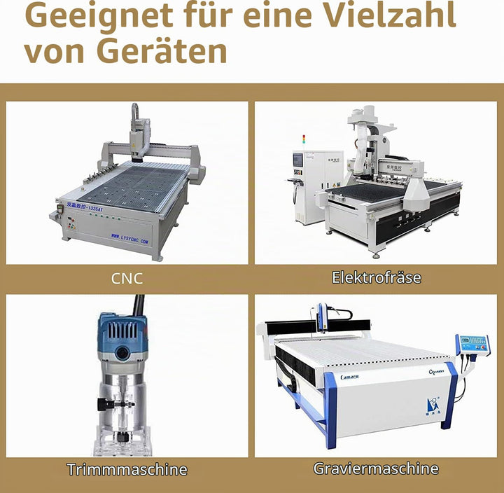 Sinoprotools 2 Teilig Nut- und Federfräser Set, Oberfräser Set 8mm Schaft für Elektro Oberfräsen,Nut