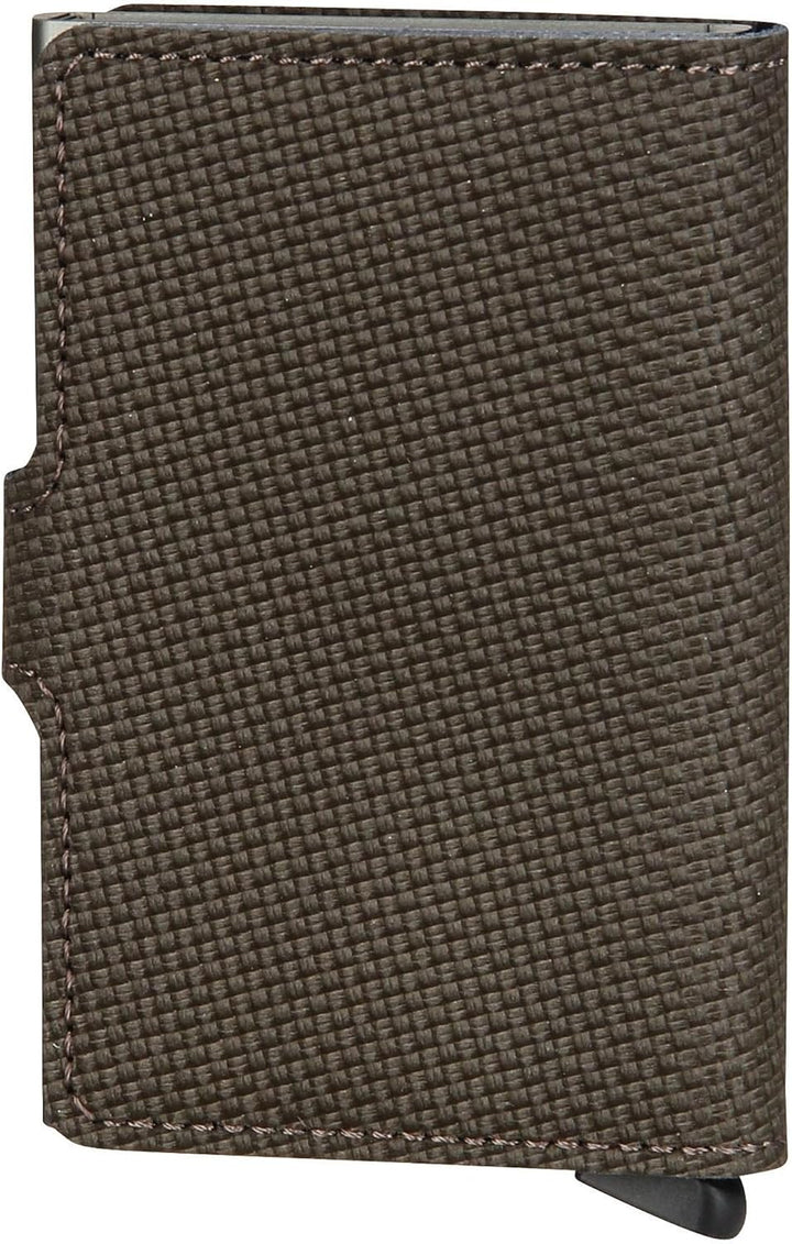 Secrid Unisex-Erwachsene Miniwallet Carbon Khaki Reisezubehör-Brieftasche, Talla única
