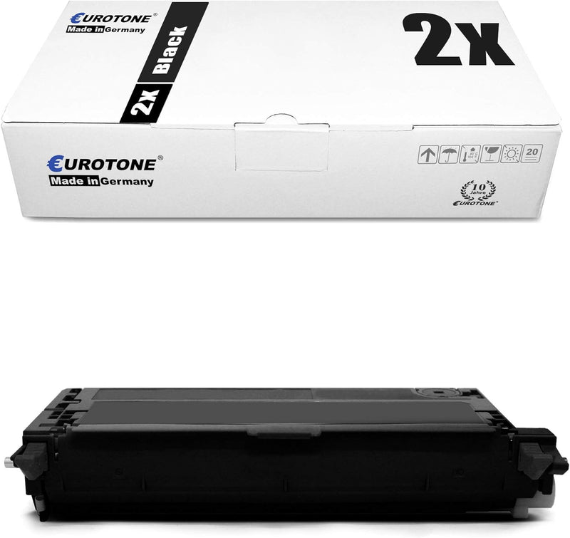 Eurotone 2X Toner mit 50% mehr Leistung für Epson Aculaser C2800 DN DTN N ersetzen Epson Schwarze Bl