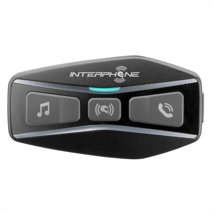 Interphone UCOM4 - Einzelpack - Bluetooth 5.0 Intercom for Motorcycle, Group Use at 4, Distance 1 Km