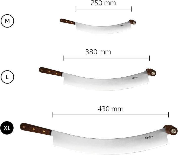 BOSKA Professional Series Käsemesser, 430 mm, Braun