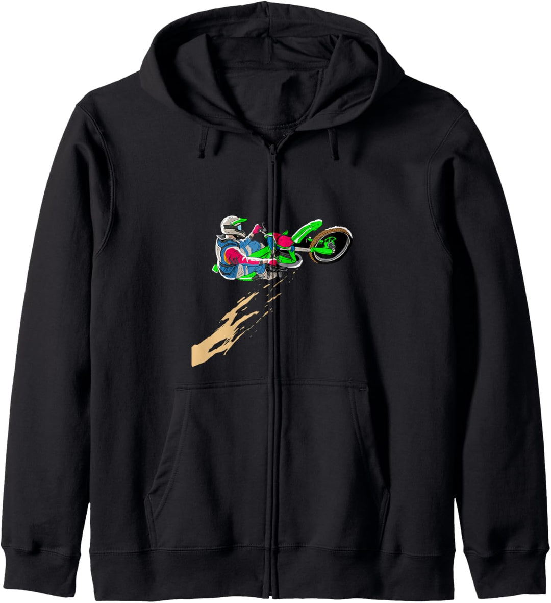 Retro Motocross Vintage Biker Motorcycle Bike Motorräder Kapuzenjacke