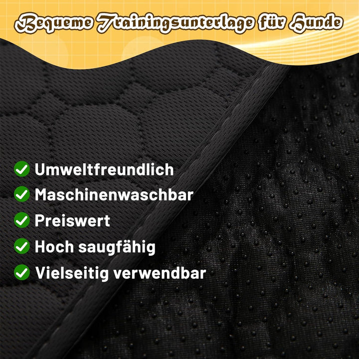 Hunde-Katzen-Trainingsunterlage 2-TLG. Set | Extra stark saugfähig | Wasserdicht & rutschfest | Wasc