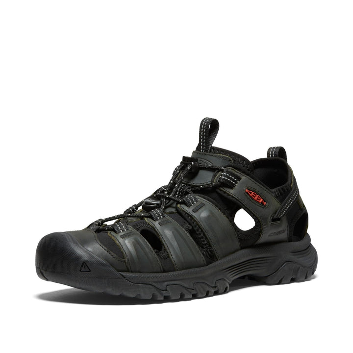 KEEN Unisex Targhee 3 Closed Toe Sportsandale 46 EU Grey Black, 46 EU Grey Black