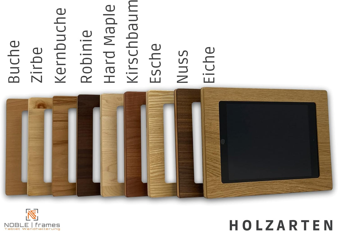 Design Wandhalterung geeignet für iPad 7|8|9 (10,2") + iPad Air 3 - hochwertige Tablethalterung - ed