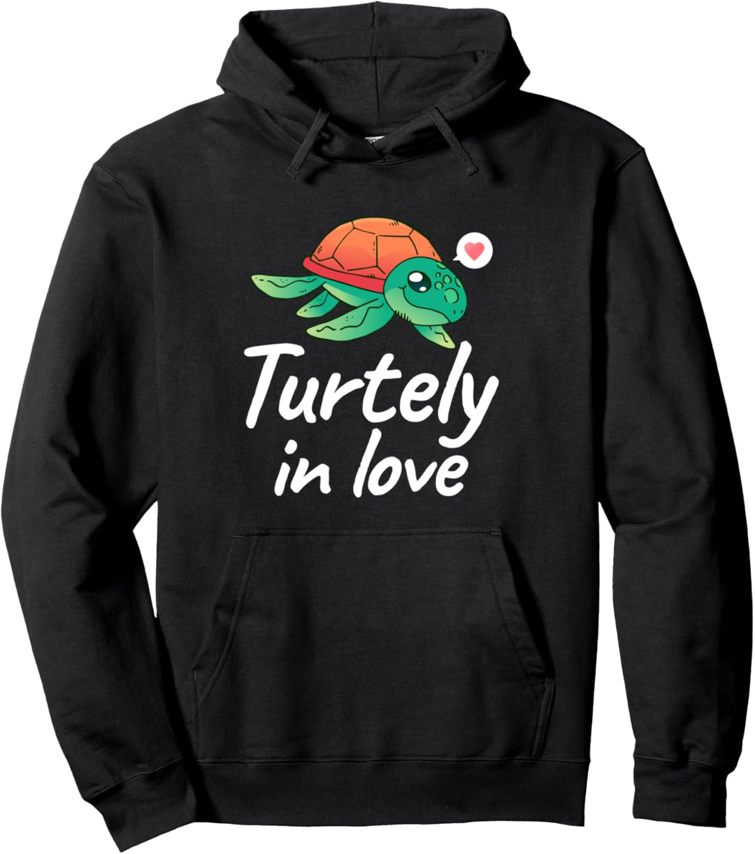 My Turtle Is My Valentine Love Schildkröte Amor Valentinstag Pullover Hoodie