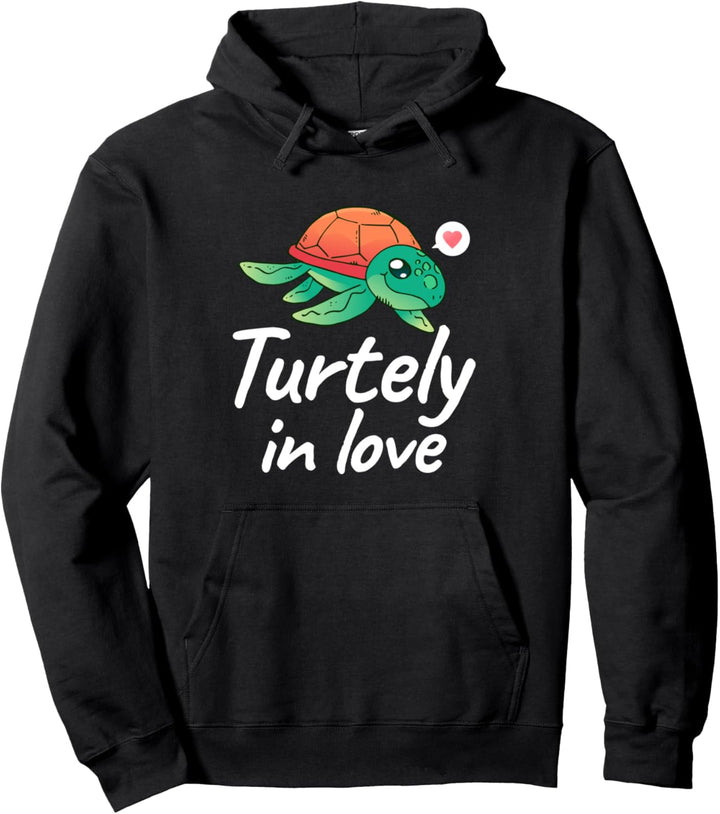 My Turtle Is My Valentine Love Schildkröte Amor Valentinstag Pullover Hoodie