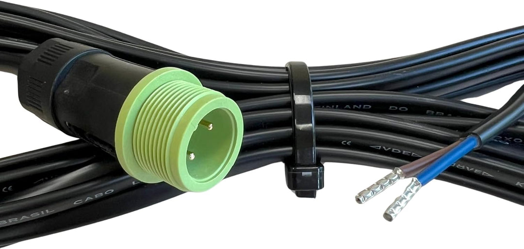 TIMBERA 5m Ladekabel für Worx Landroid – Stecker auf offenes Kabel – Niederspannungskabel für Netzte