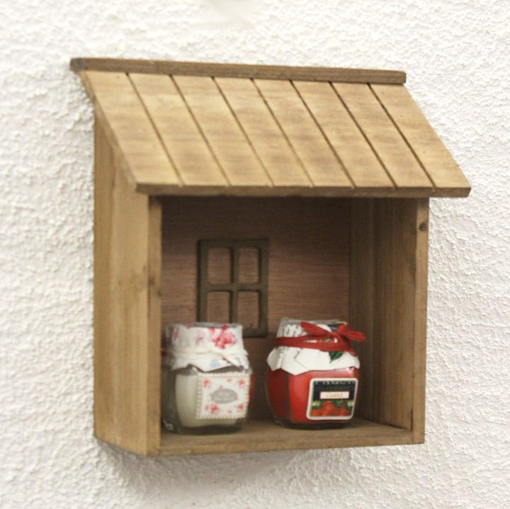 DanDiBo Setzkasten 14B215 Wandregal Shabby H-22 cm Sammlervitrine Küchenregal Regal zum aufhängen