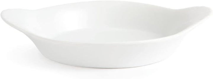 Olympia Whiteware Servierteller mit runden Ohren, 192 x 151 mm, Porzellan, 6 Stück 192X 151mm, 192X