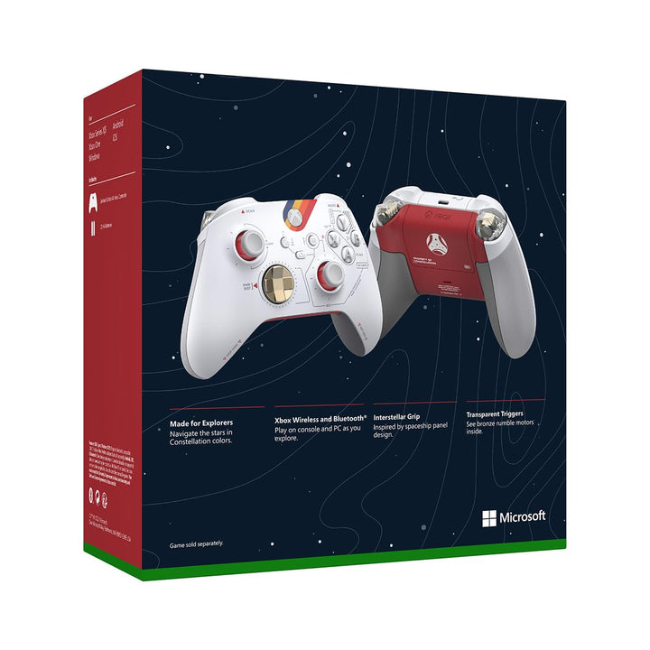 Xbox Wireless Controller - Starfield Limited Edition Rot, Weiss, Rot, Weiss