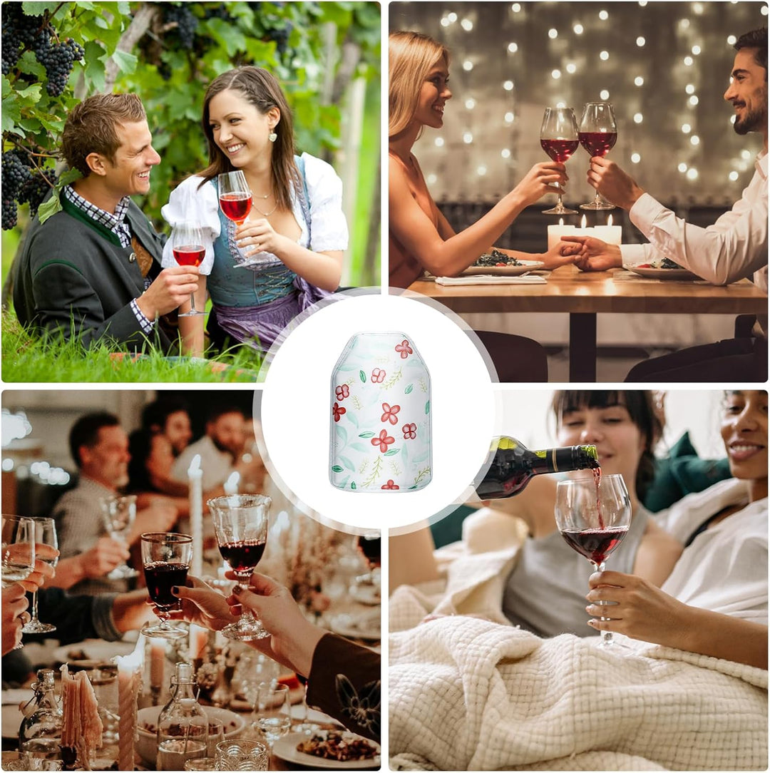 2er Set Weinkühler Manschette, Flaschenkühler Für Wein, Getränkekühler Kühlmanschette Flaschenkühler