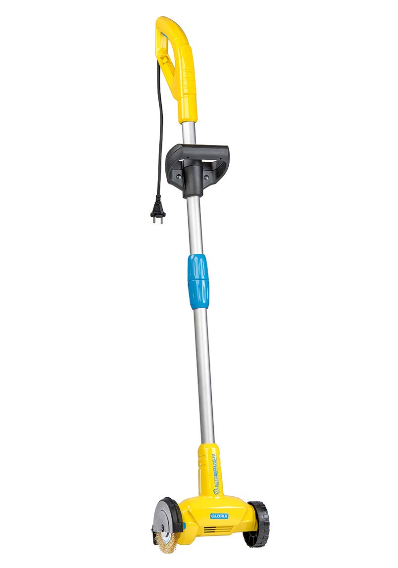 GLORIA Fugenreiniger WeedBrush | Elektrischer Fugenkratzer | Unkrautbürste | Zwischen Terrassenplatt