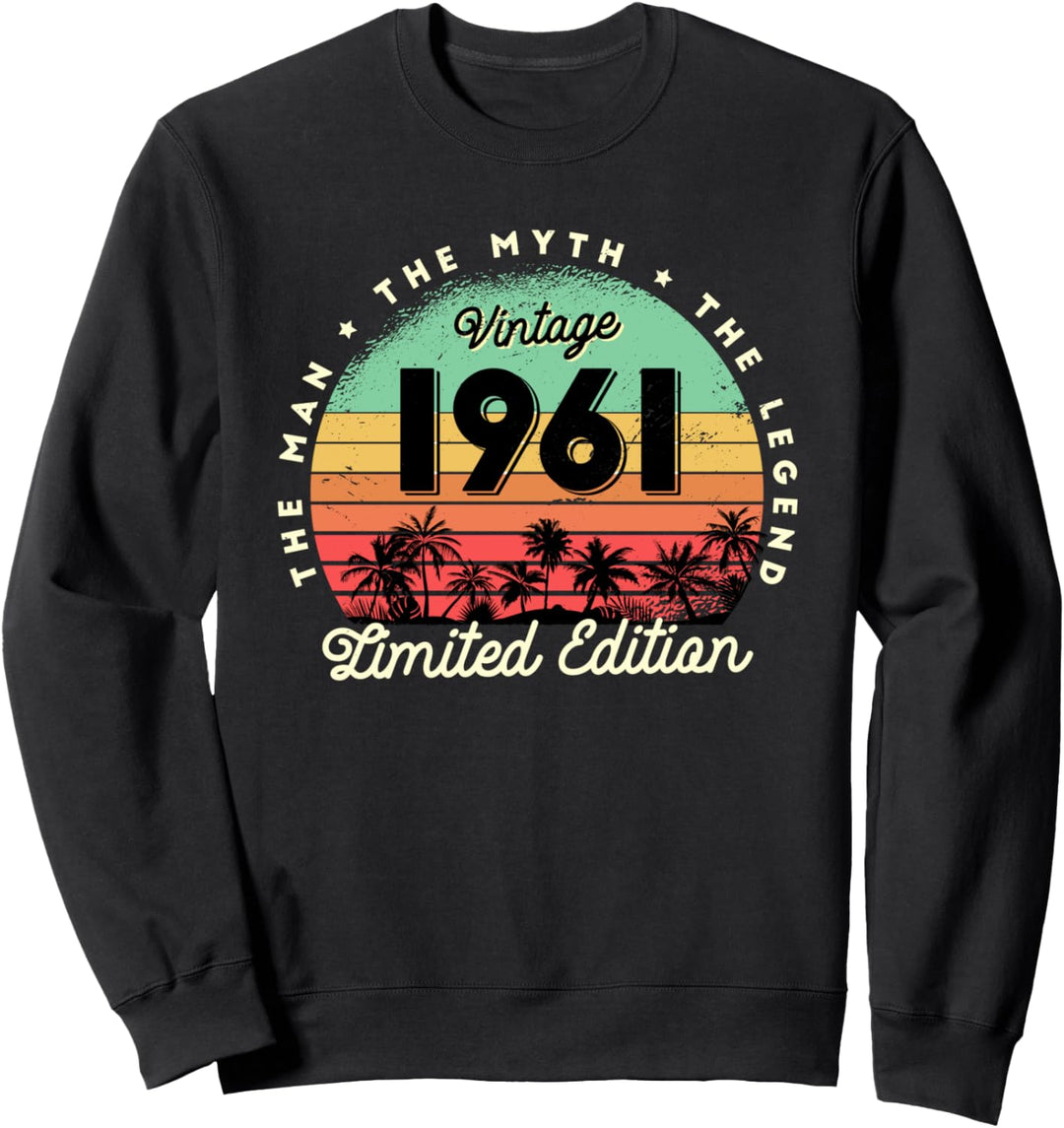 1961 Vintage Geschenke 60. Geburtstag Retro Vintage Sweatshirt