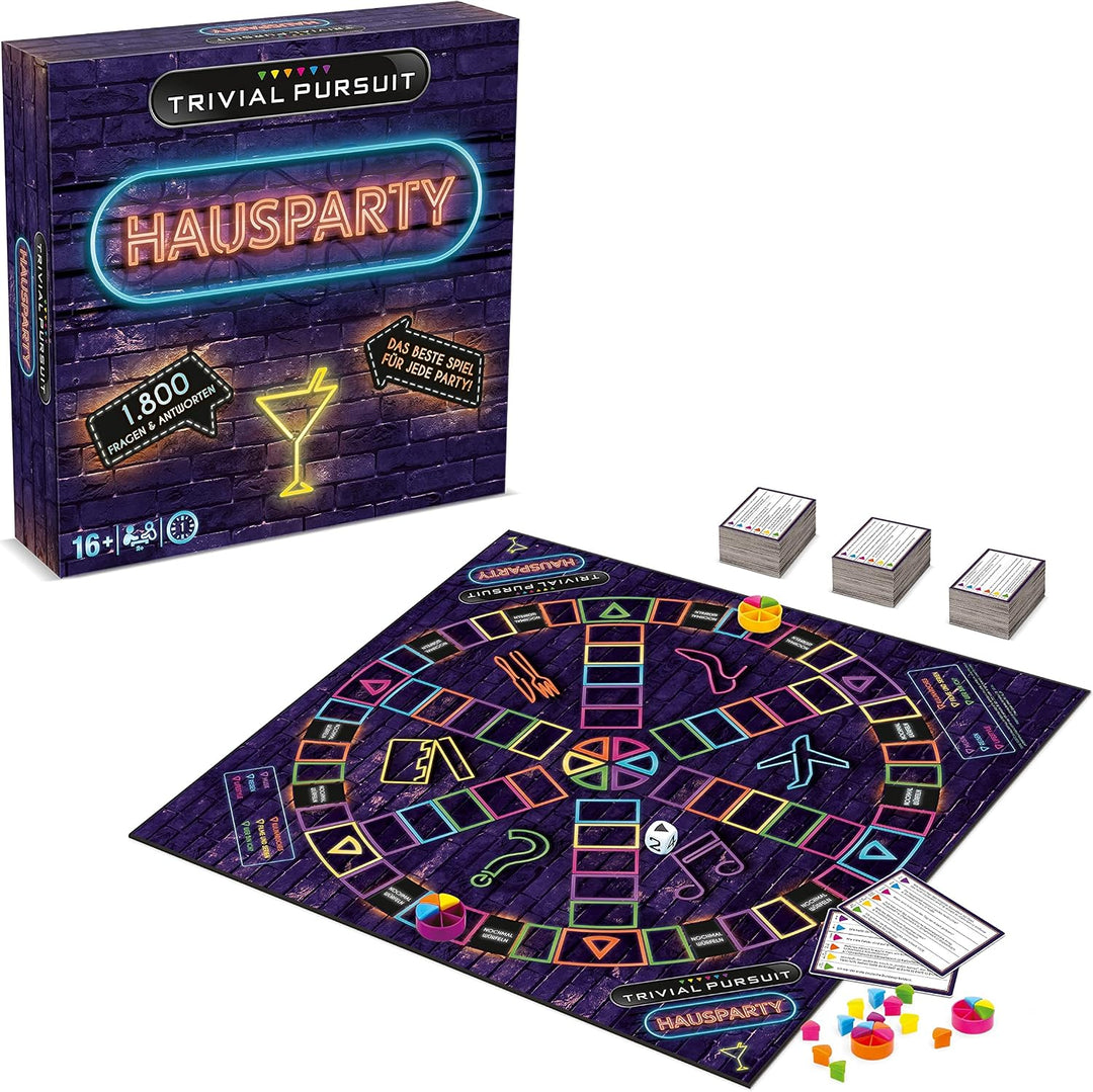Winning Moves Trivial Pursuit Hausparty XL Edition - Quizspiel für Fans - Quiz Partyspiele - Trivia
