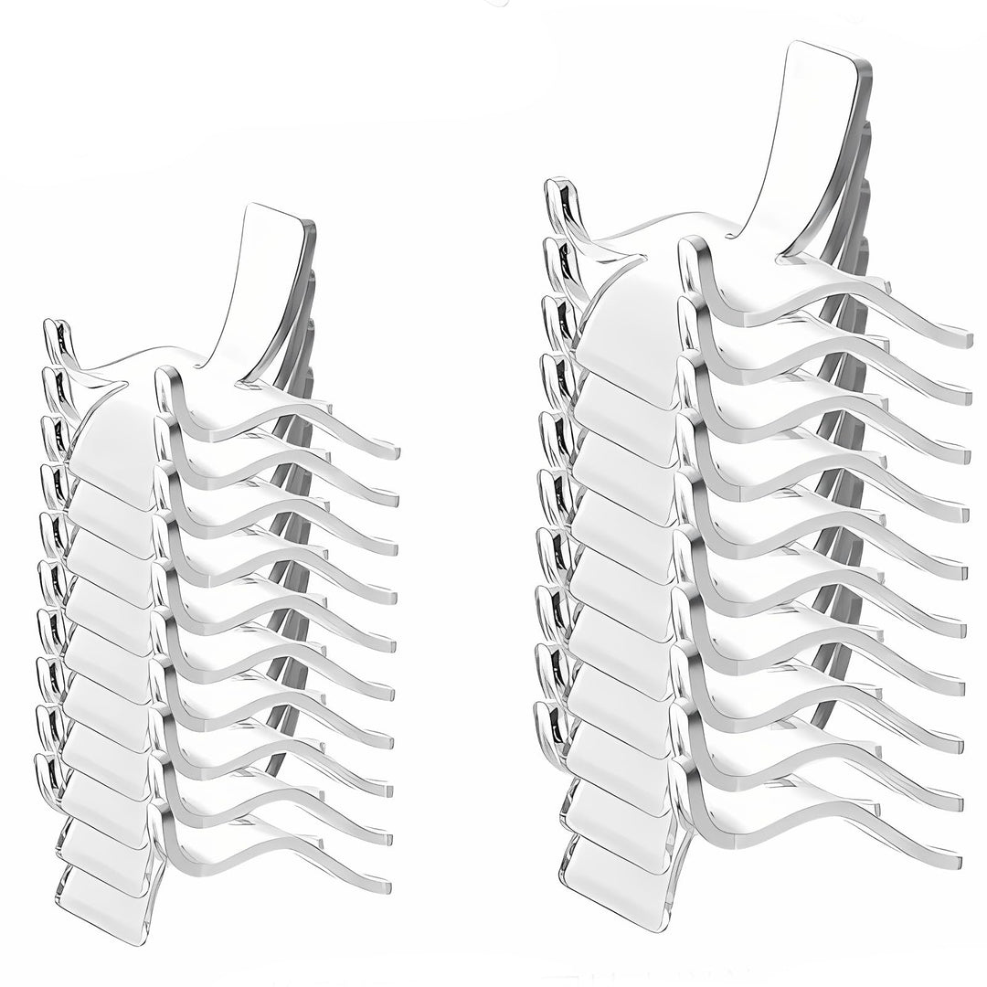 20 Stück Transparentes Acryl Display Halter Acryl Präsentationsständer-Set Kunststoff Display 5 cm u