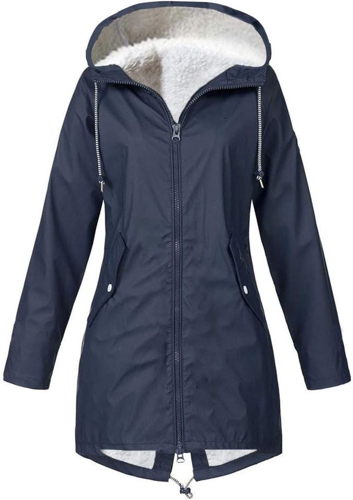 C'est TT Damen Regenjacke Regenjacke Wasserdicht Herbst Übergangsjacke Jacken Damen Windjacke Frauen
