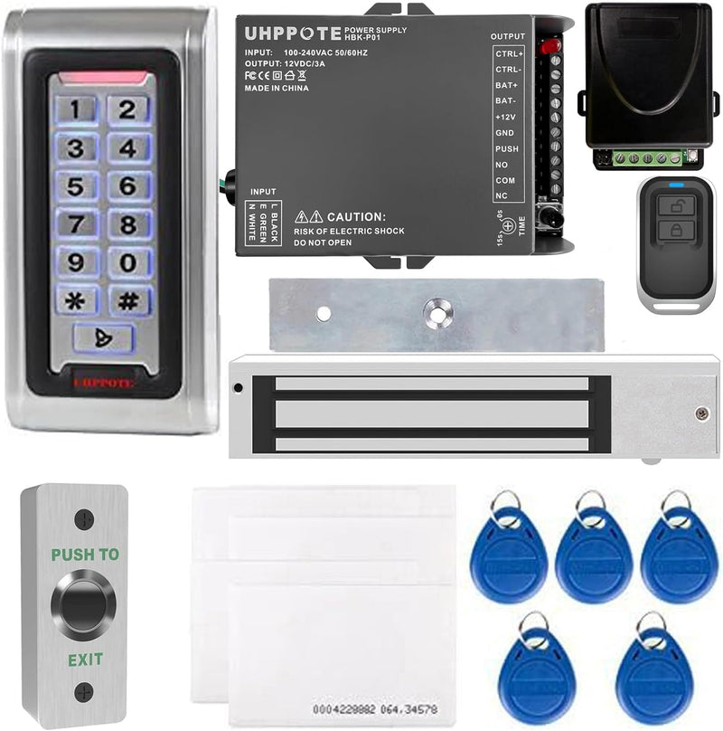 UHPPOTE Metall RFID Reader Access Control Sicherheit System Tastatur ID Card & Magnetverschluss