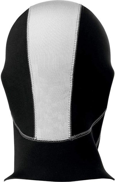 Cressi Draget Plus Hood Man 5mm - Neopren 5mm Kopfhaube mit Ausgezeichnette Passform, Schwarz/Silber