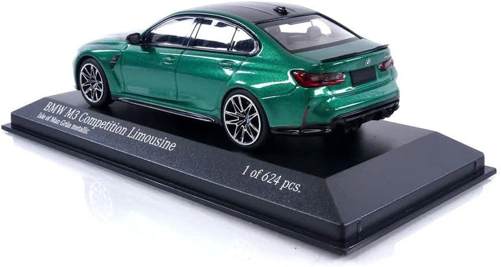 Minichamps 410020200 1:43 BMW M3-2020-Green Miniaturauto Sammlerstück grün