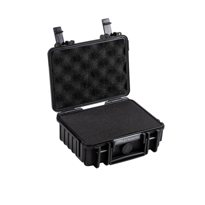 B&W Transportkoffer Outdoor Typ 500 gelb mit Würfelschaum Schwarz Typ 500 - Innenmass 20x14x8cm, Sch