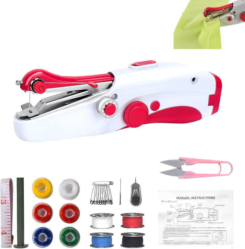 Handnähmaschine,Mini Nähmaschine,Nähmaschine Klein,für Nähmaschine Anfänger,hand nähmaschine für Kle