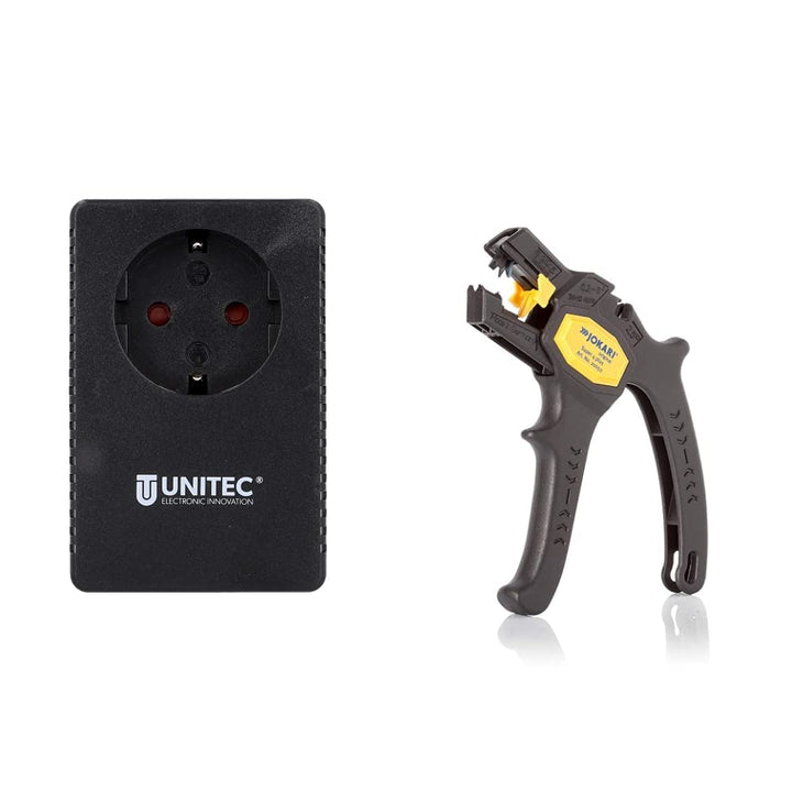 UNITEC Anlaufstrombegrenzer und Einschaltstrombegrenzer (230V ~/ 16A, Zwischenstecker, Strombegrenze