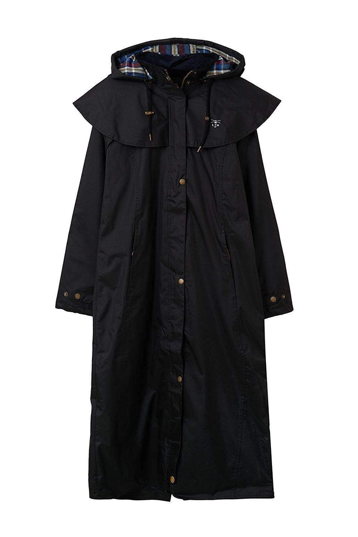 Lighthouse Outback - Damen Regenmantel - lang - wasserdicht 38 Schwarz, 38 Schwarz