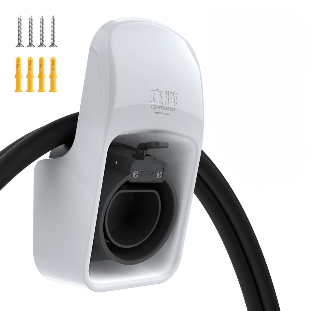 Wallbox Ladekabel Typ 2 Wandhalterung | Wandhalter für Elektroauto mit Typ 2 Ladekabeln Steckerhalte
