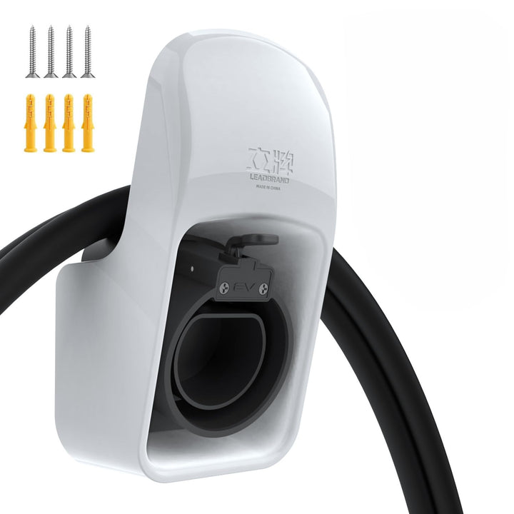 Wallbox Ladekabel Typ 2 Wandhalterung | Wandhalter für Elektroauto mit Typ 2 Ladekabeln Steckerhalte