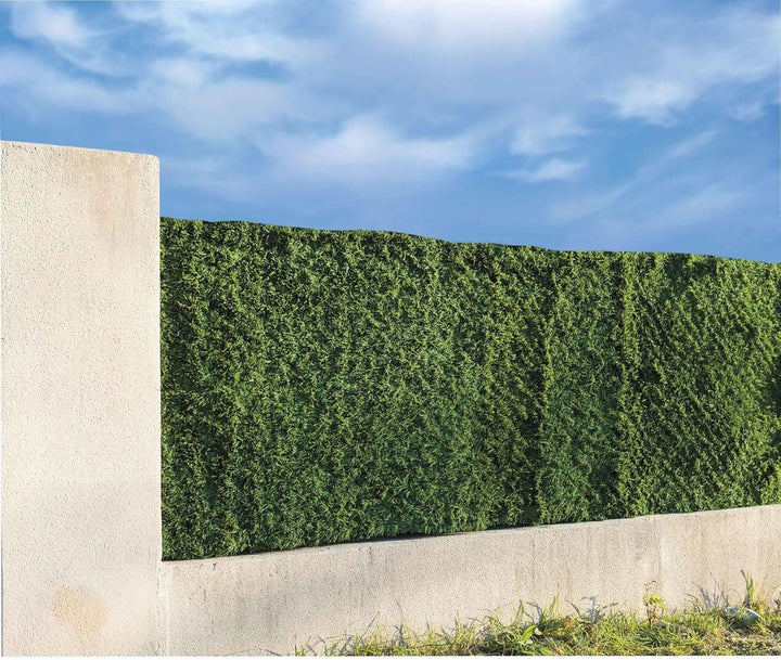 WerkaPro Grüne 11100 Künstliche Hecke 1,5 x 3 m, UV-beständig