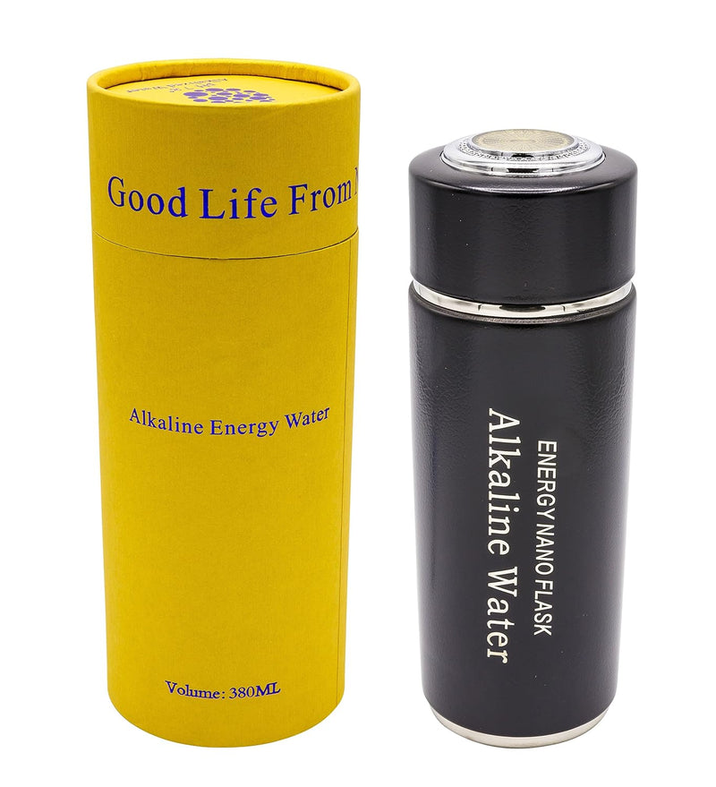 Alkaline Wasserflasche, Alkaline Water Flask - Schwarz/Black