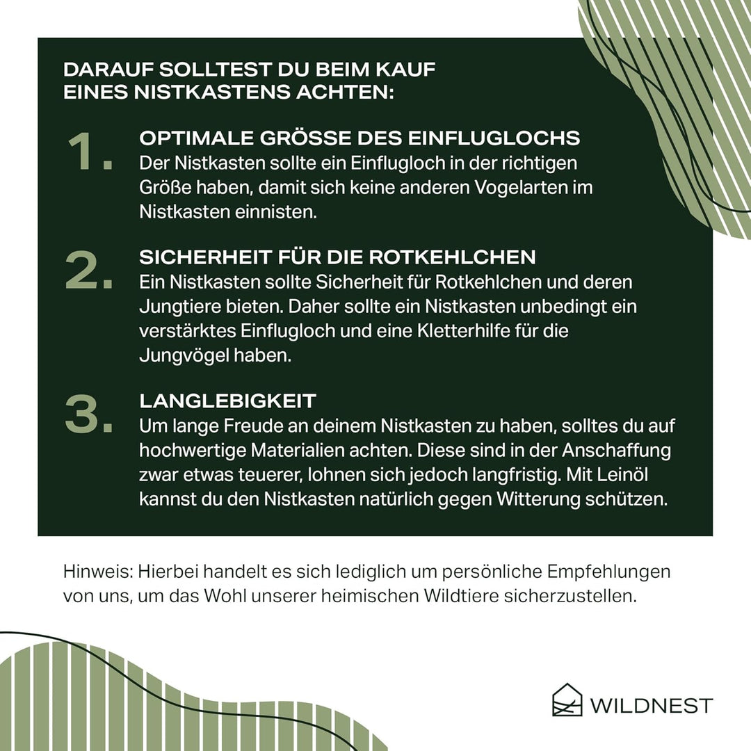 NEU! Nistkasten Meisen, Kohlmeisen und Sperling von Menschen mit Behinderung, langlebiger Nistkasten
