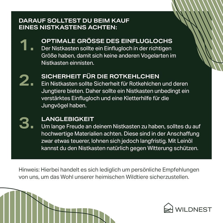 NEU! Nistkasten Meisen, Kohlmeisen und Sperling von Menschen mit Behinderung, langlebiger Nistkasten