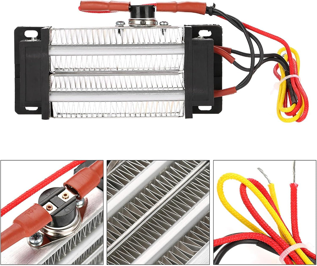 Keramisches Luftheizelement 300W 220V Thermostat PTC-isolierte elektrische Heizung Zubehör
