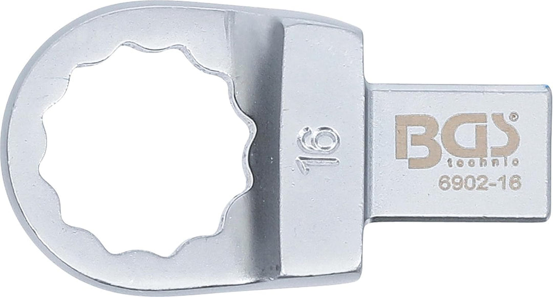 BGS 6902-16 | Einsteck-Ringschlüssel | 16 mm | Aufnahme 9 x 12 mm, 16 mm