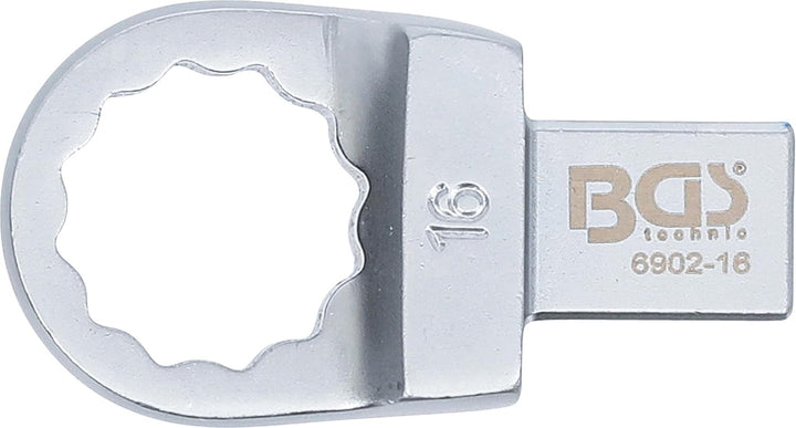 BGS 6902-16 | Einsteck-Ringschlüssel | 16 mm | Aufnahme 9 x 12 mm, 16 mm