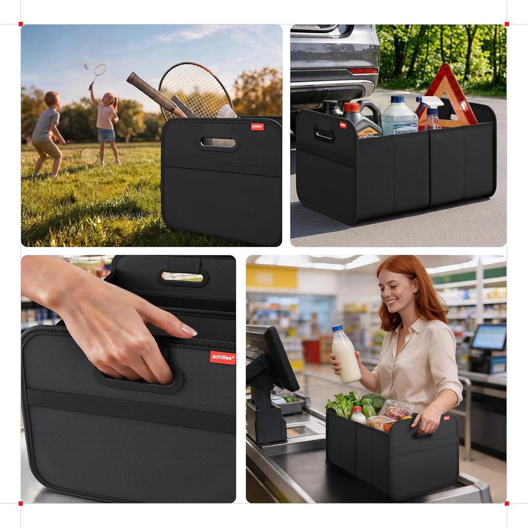 achilles Auto-Faltbox XL - Kofferraumtasche mit grossem Stauraum - grosse Einkaufstasche - Aufbewahr
