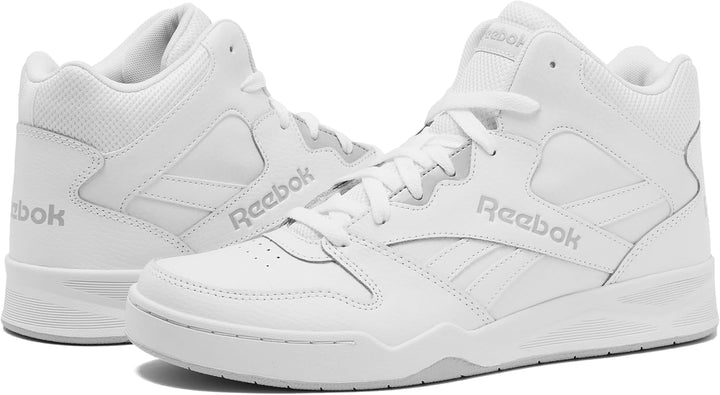 Reebok Herren Bb4500 Hi 2Sneaker 38.5 EU Weiss Hellgrau, 38.5 EU Weiss Hellgrau