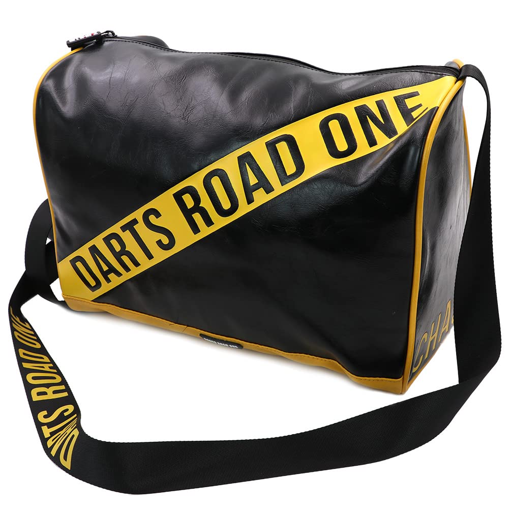 CUESOUL Darts Road ONE Serie PU Tasche Schwarz und Gelb 1 FZ.BB-05, Schwarz und Gelb 1 FZ.BB-05