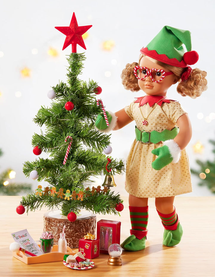 Our Generation - Weihnachtselfen-Advendskalender - 46 cm Puppe Zubehör - Adventskalender mit 24 Tage
