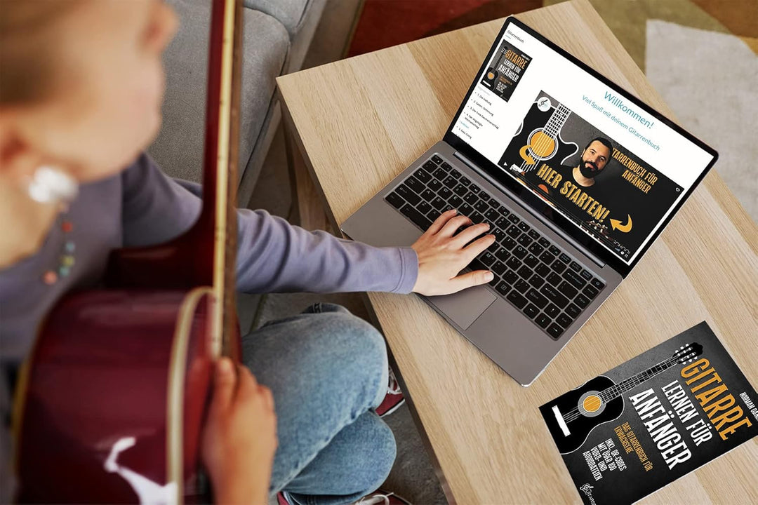 Gitarre Lernen für Anfänger - Das Gitarrenbuch für Erwachsene inkl. QR-Codes mit über 100 Video- und