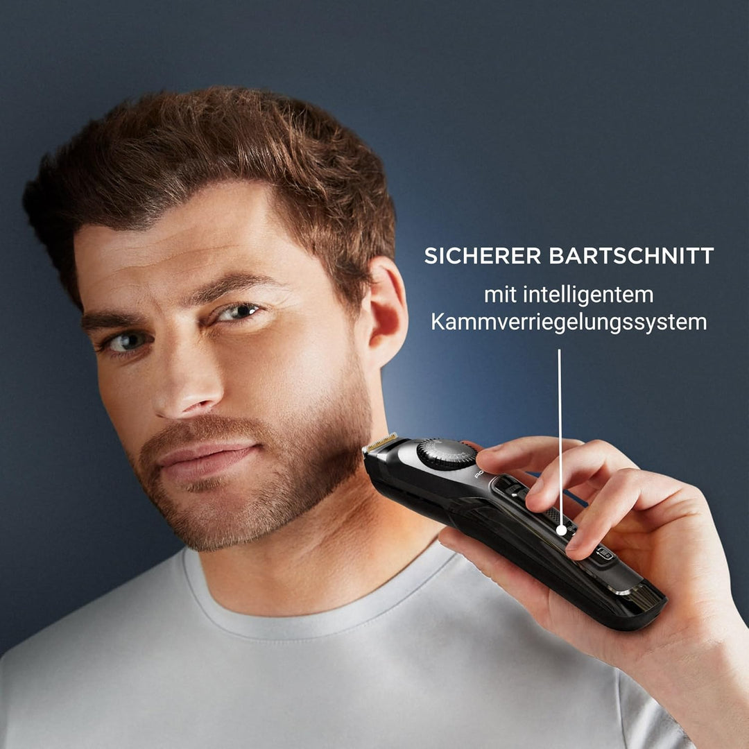 Rowenta Virtuo Bartschneider, 39 Einstellungen für jede Bartlänge (0,5 bis 20 mm), Titan-Klingen, 18