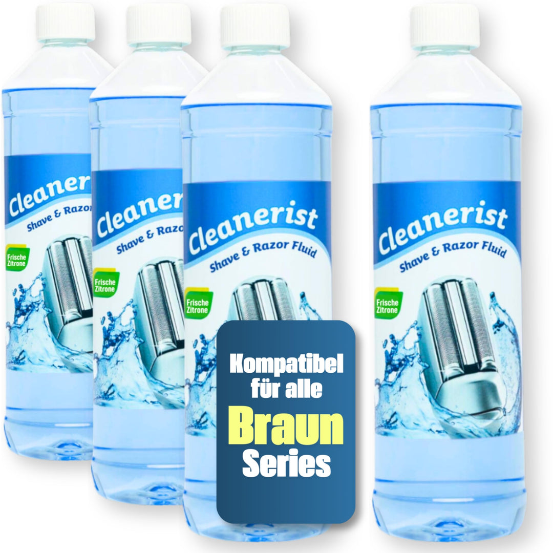 4 Liter Cleanerist Cleanerist NEU !! "Mit Zitronenduft" Scherkopfreiniger zum Nachfüllen geeignet fü