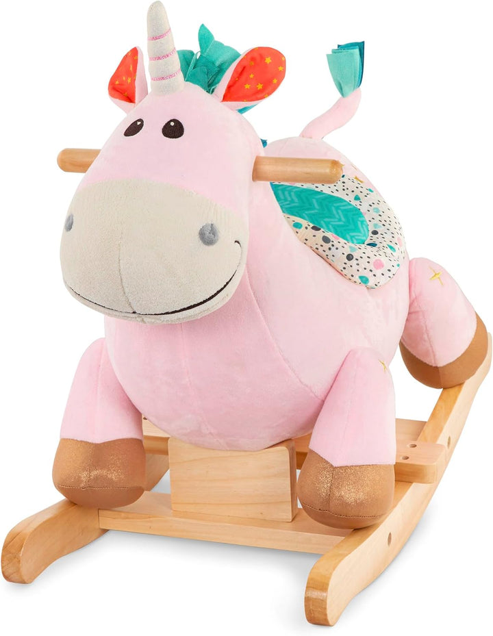B. toys - Rodeo Rocker - Cleo - Einhorn-Wippe - Einhorn-Schaukelspielzeug - Hölzernes Aufsitzfahrzeu