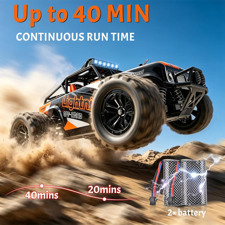 JOYTREKY Ferngesteuertes Auto, RC Auto 1：18 Monster Truck 45KM/H 4WD Geschenk fürTeenager Erwachsene