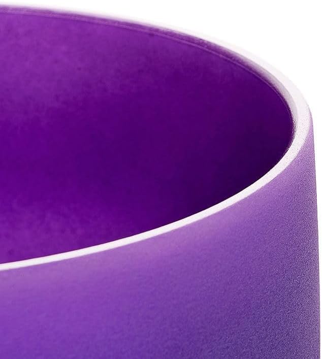 Hye-eun Lila Kristall Klangschale 8 Zoll (20.3cm) B Note Crown Chakra Sound Healing Mit Tragetasche